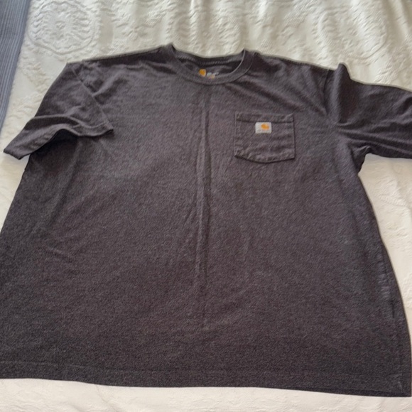 Gently Loved Carhartt Men's Dark Gray Short Sleeve Tee - Picture 1 of 7